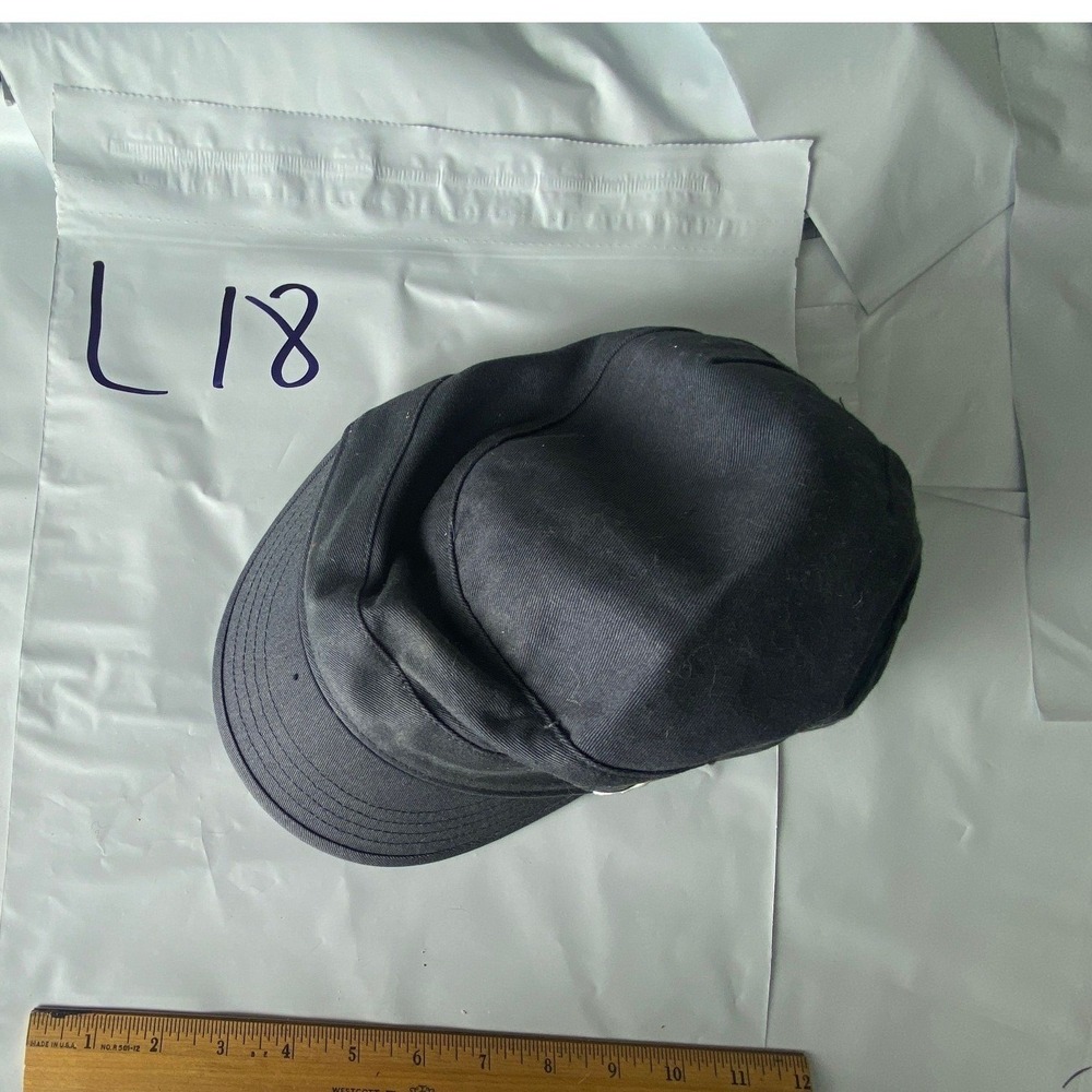 ERA CAP‎ HAT DARK GRAY COTTON CANVAS UNISEX ADJUSTABLE